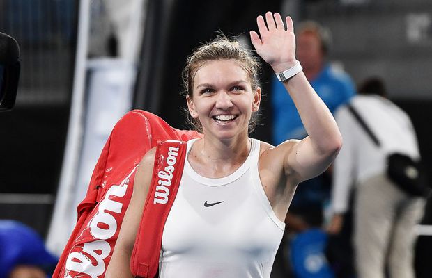 SIMONA HALEP - AJLA TOMLJANOVIC 6-4, 7-5 // VIDEO Prima reacție a Simonei după calificarea în sferturi + ce mesaj i-a transmis lui Darren Cahill
