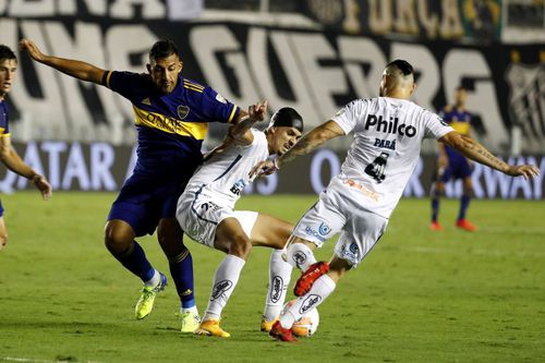 Santos - Boca Juniors 3-0 // foto: Imago