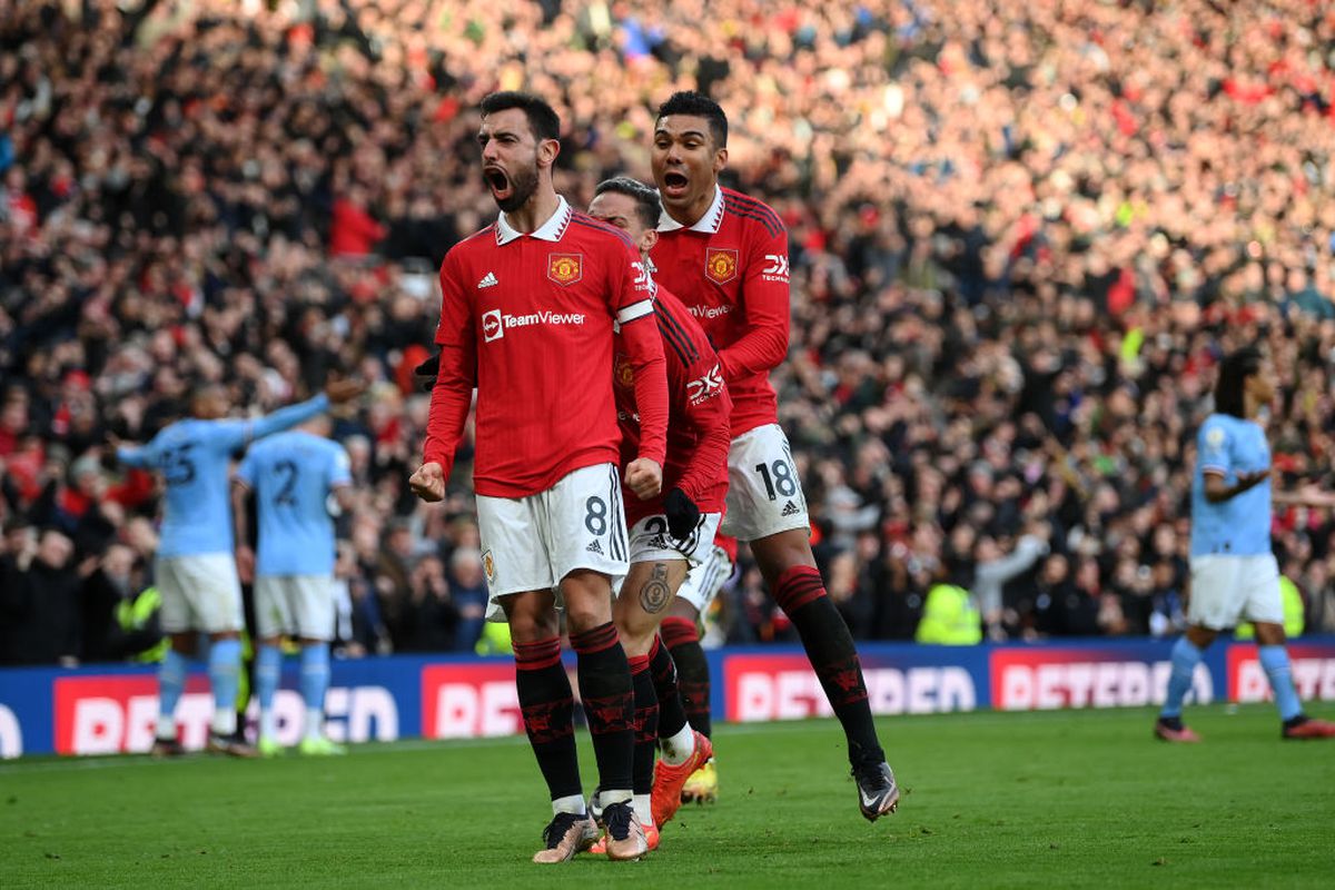 Răsturnare uluitoare! United a răpus-o pe City în 4 minute și a urcat pe podium în Premier League
