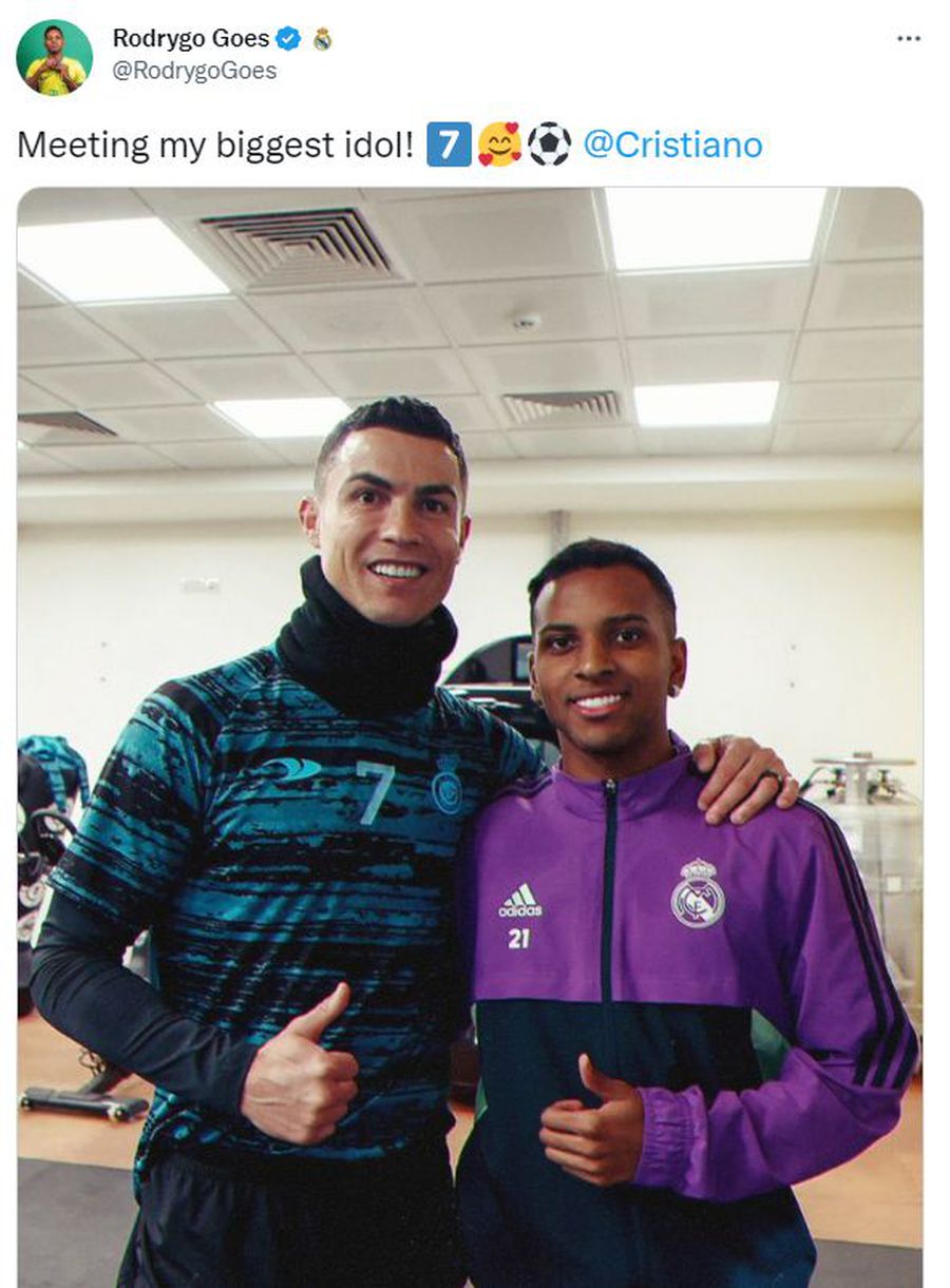 Unui star de la Real Madrid i-au tremurat mâinile când l-a cunoscut pe Ronaldo: „Cel mai mare idol al meu!”