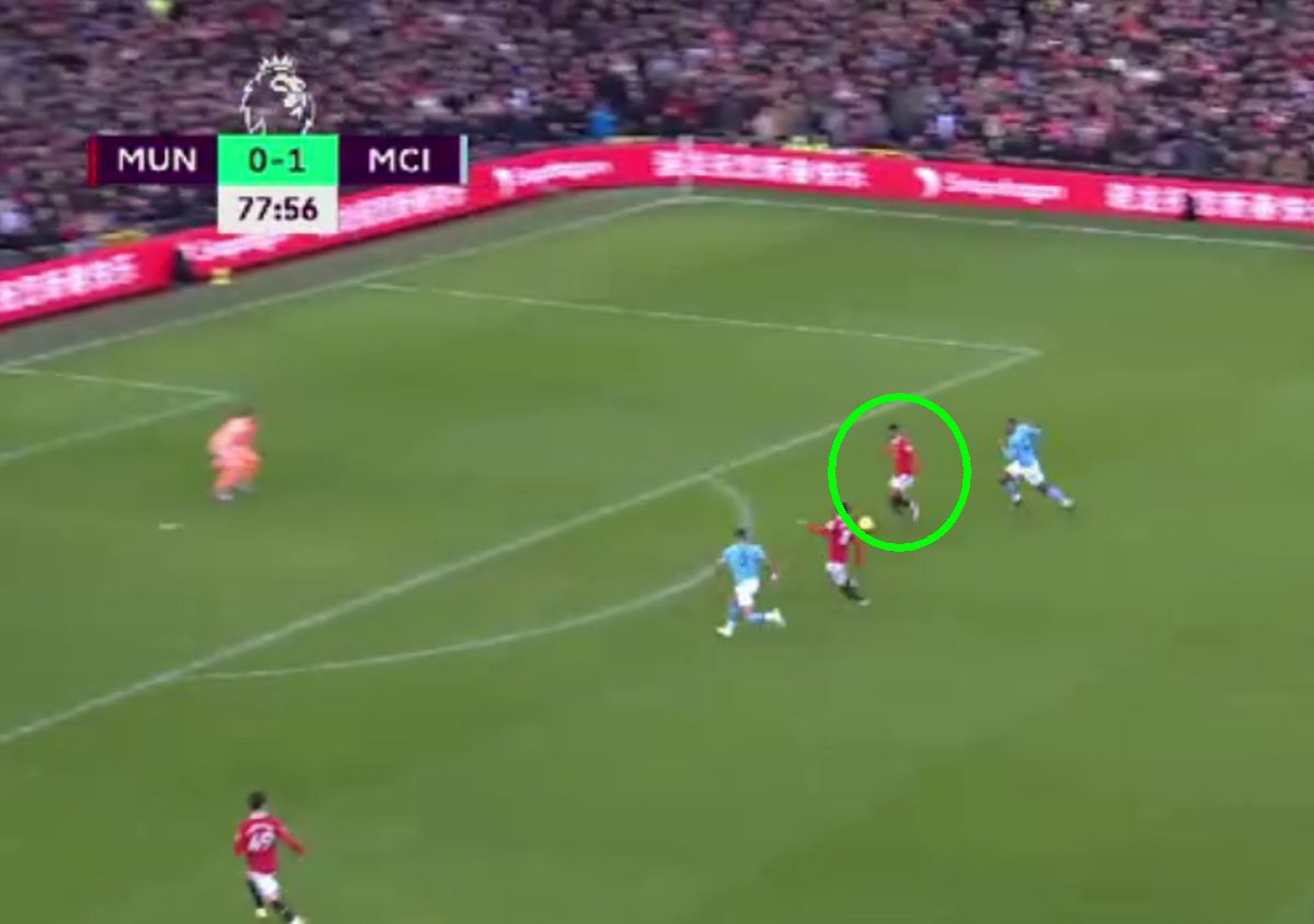 Ofsaid Rashford în Manchester United - Manchester City