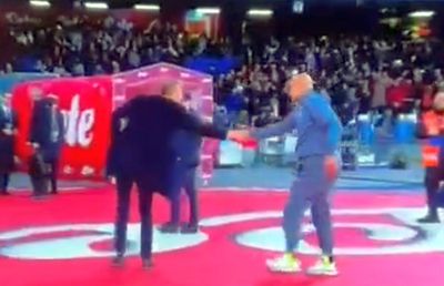 Spalletti și Allegri, protagoniștii unui video viral după derby: „Pare că are o problemă cu mine!”
