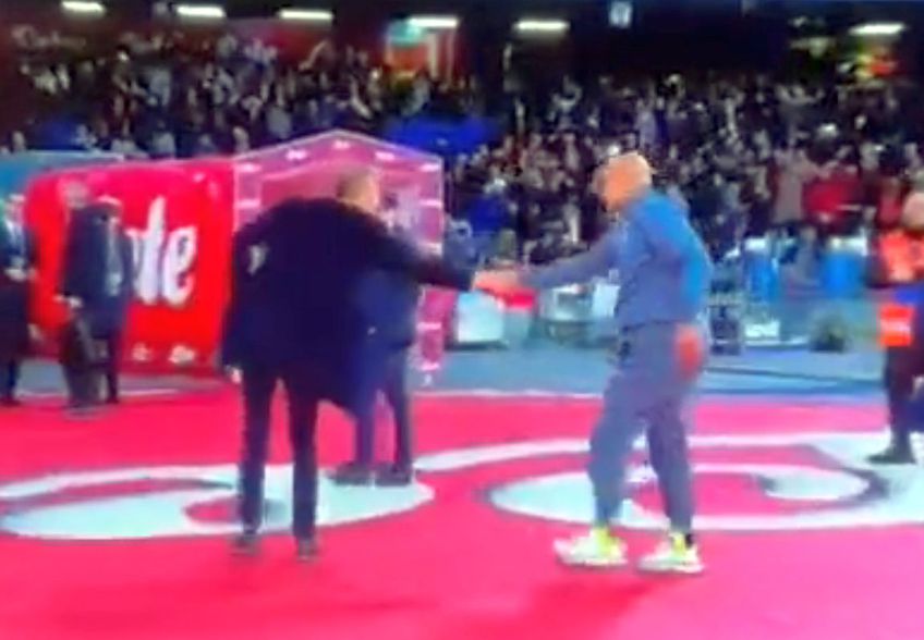 Spalletti și Allegri, protagoniștii unui video viral după derby: „Pare că are o problemă cu mine!”