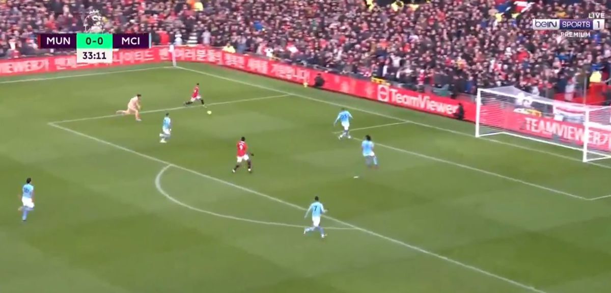 Ratare uriașă în Manchester United - Manchester City » Și tu ai fi marcat de aici! :D