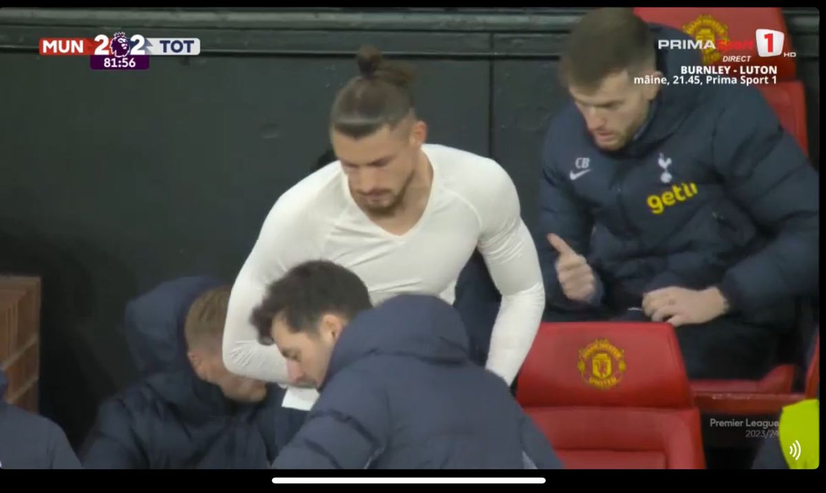 Faza care a împărțit fanii în două » A greșit sau nu Drăgușin în Manchester United - Tottenham? Impresarul Florin Manea nu s-a putut abține și a intervenit