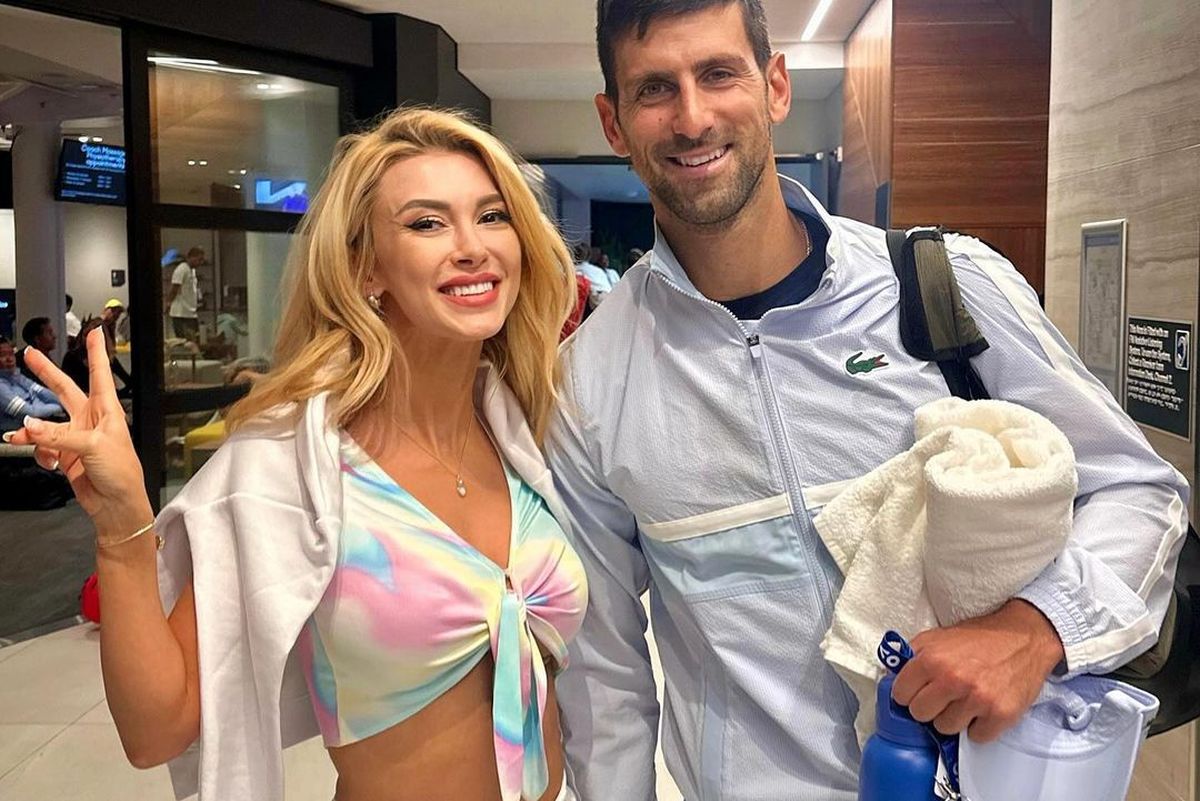 Intrată pe „blat” la Australian Open, Andreea Bălan nu l-a „ratat” nici pe Novak Djokovic! Ce s-a întâmplat câteva minute înainte de primul meci al sârbului