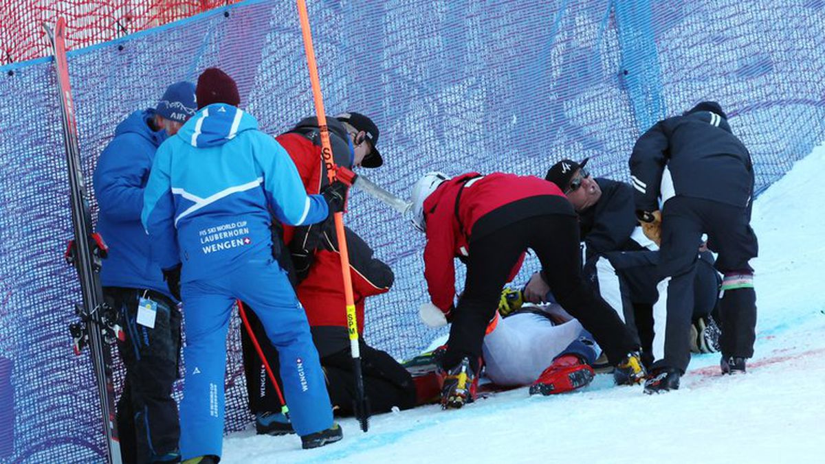 Accidentare horror suferită de Aleksander Aamodt Kilde » Starul Cupei Mondiale de Schi Alpin a fost transportat cu elicopterul la spital