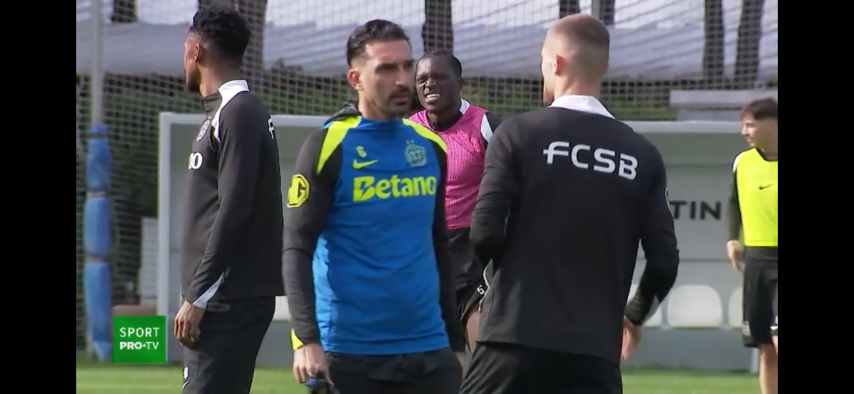 Doi oameni de bază s-au înjurat la antrenamentul FCSB-ului: „Iar vorbești tu, mă?” » Pintilii a fluierat de urgență: „Potoliți-vă!”