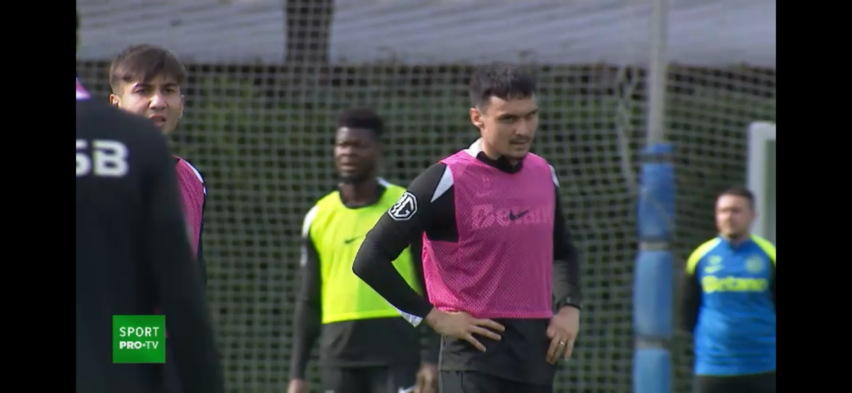 Doi oameni de bază s-au înjurat la antrenamentul FCSB-ului: „Iar vorbești tu, mă?” » Pintilii a fluierat de urgență: „Potoliți-vă!”