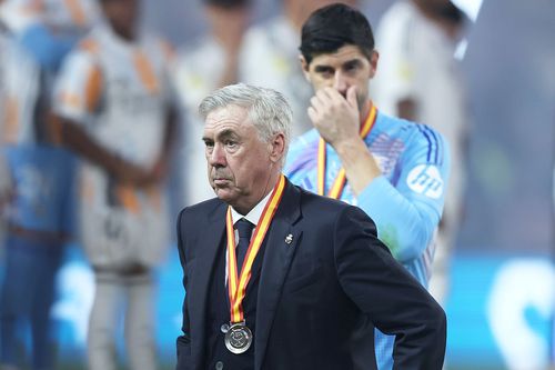Carlo Ancelotti a fost umilit în Supercupa Spaniei // foto: Guliver/gettyimages