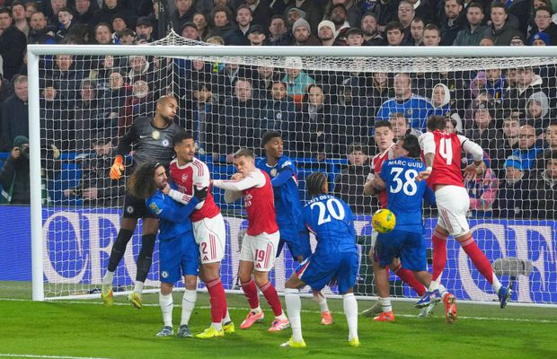 Cinci goluri în Chelsea - Arsenal, a doua semifinală din Cupa Ligii Angliei » Calificarea se decide pe „Emirates”