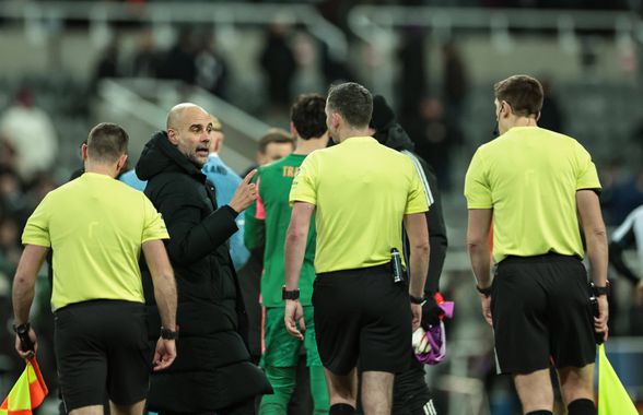 Guardiola „tună”, după faza controversată din Cupa Ligii: „Patru arbitri și VAR-ul nu au putut lua o decizie”