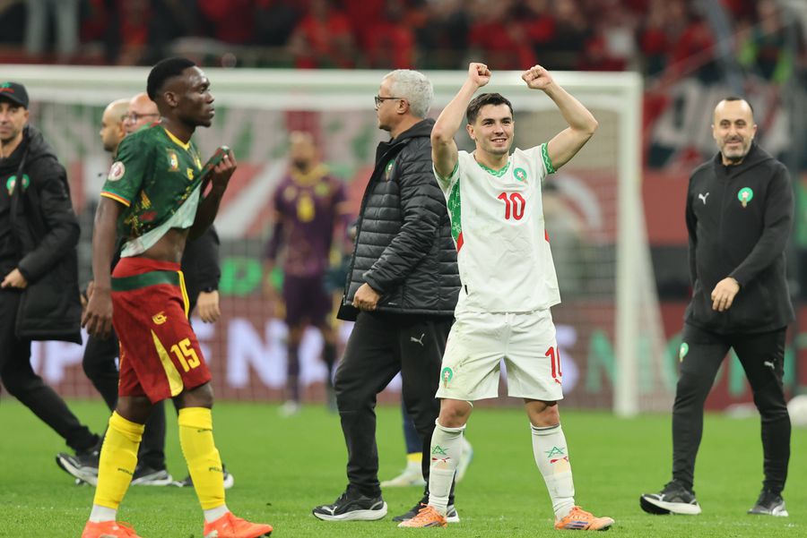 Imagine din sfertul în care Maroc s-a impus în fața Camerunului / Imago Images Cupa Africii își află în această seară finalistele » Programul semifinalelor + cote la pariuri