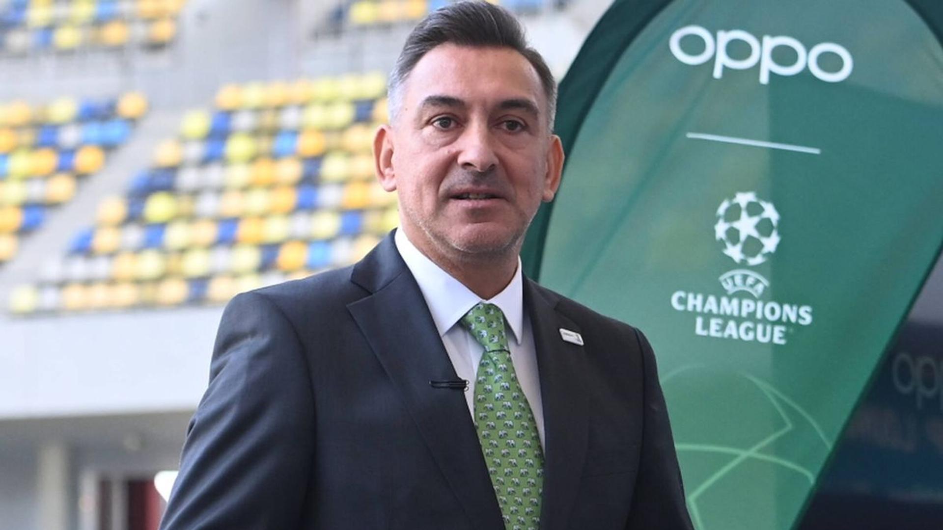 Ilie Dumitrescu prezentând strategia pentru tranziția juniori seniori în noul departament FRF, într-o conferință oficială de presă. | sursa foto: Gazeta Sporturilor