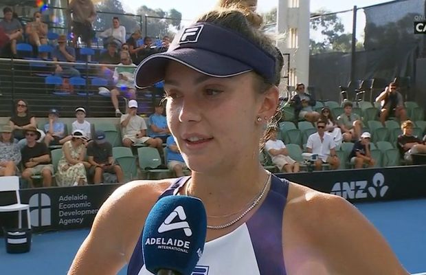 Jaqueline Cristian a luat microfonul și a surprins după calificarea în „sferturi” la Adelaide: „Îmi pare rău!”