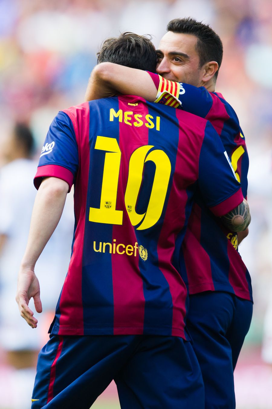 Lionel Messi și Xavi au câștigat împreună 23 de trofee pentru FC Barcelona FOTO Gettyimages Lionel Messi și Xavi au câștigat împreună 23 de trofee pentru FC Barcelona FOTO Gettyimages