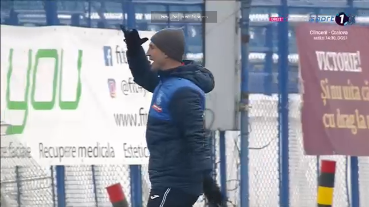 Eliminare Andrei Cristea Poli Iași - Astra