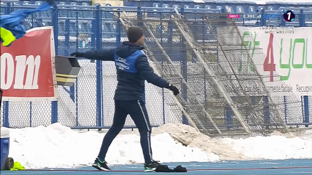 Eliminare Andrei Cristea Poli Iași - Astra