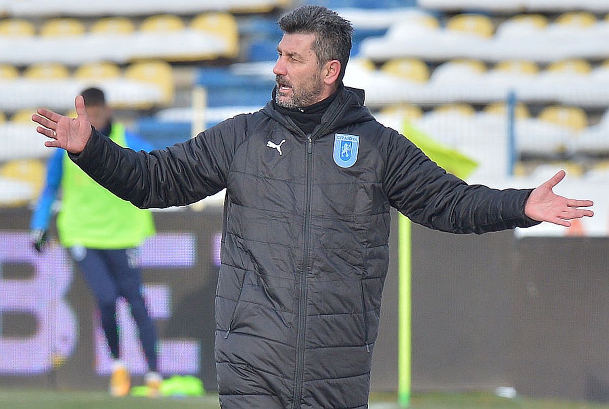 ACADEMICA CLINCENI - CRAIOVA 0-0. Ouzounidis, primele concluzii după debutul în Liga 1: „Nu e nivelul pe care-l vreau! Mai e mult de muncă”