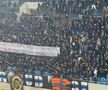 Mesaje ironice ale fanilor în CS Universitatea Craiova - FCU Craiova