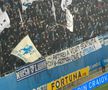 Mesaje ironice ale fanilor în CS Universitatea Craiova - FCU Craiova