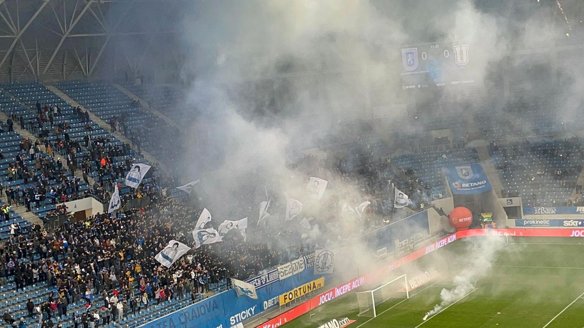 Ce au încercat fanii lui FCU Craiova, chiar înaintea derby-ului cu rivala CS Universitatea