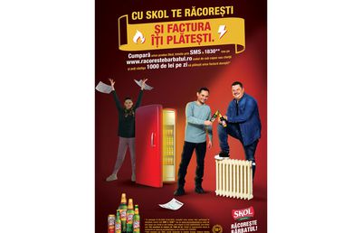 Skol dă premii de 1000 lei pe zi românilor pentru plata facturilor la utilități