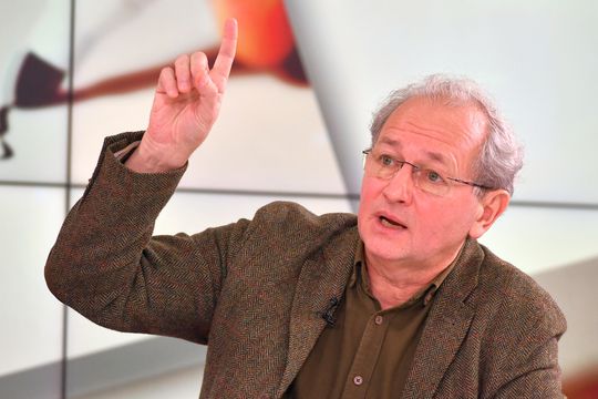Dan Puric în studioul Prietenii lui Ovidiu, foto: GSP