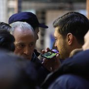 Teia Sponte și Mihai Theodor Mincu, după PAOK - FCSB // FOTO: Ionuț Iordache (GSP)