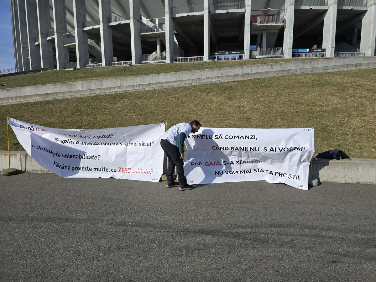 Florin Drăgan, protest la FRF