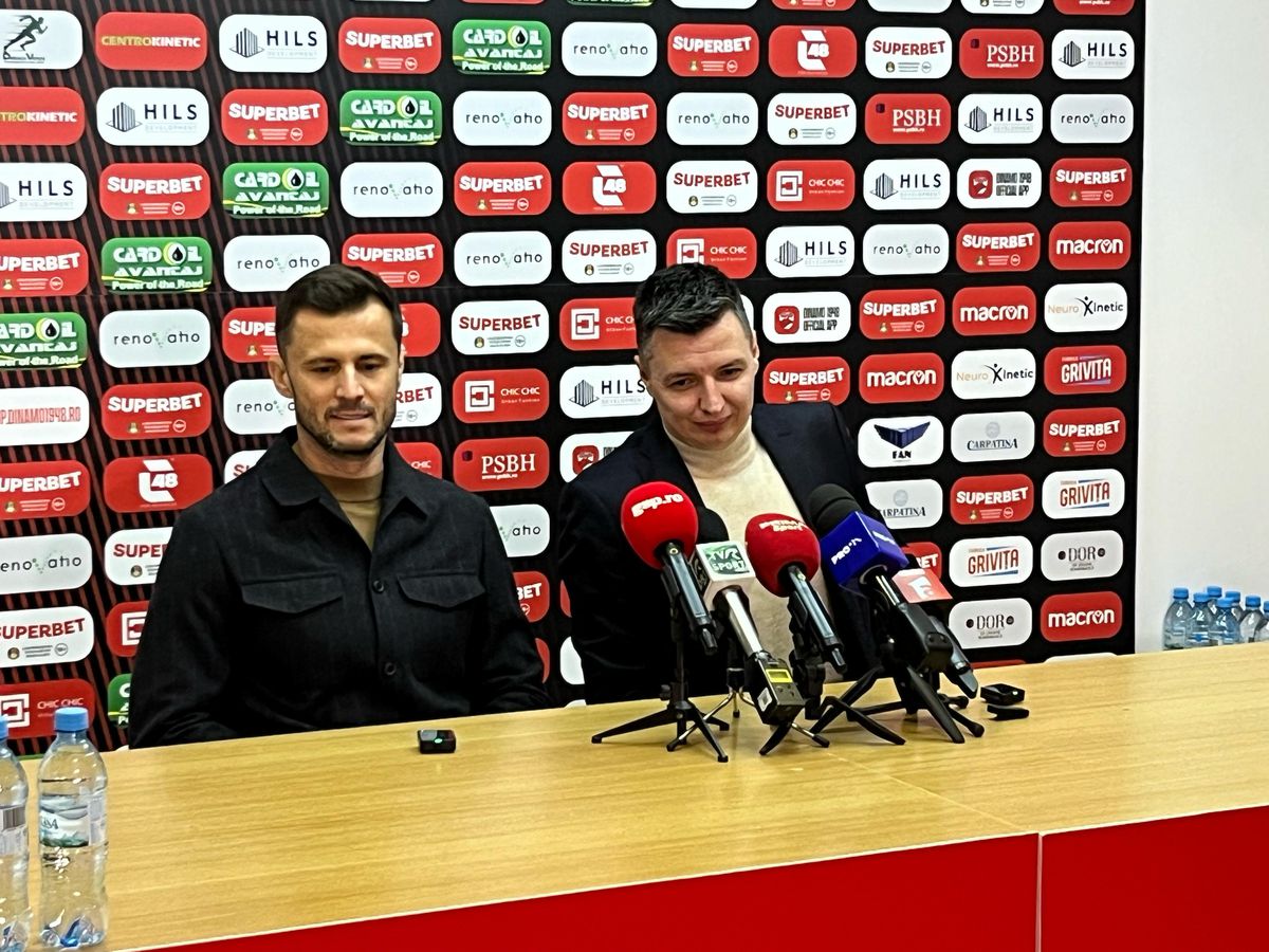 Prezentarea oficială a noului director sportiv al lui Dinamo » Care este strategia „câinilor” pentru transferuri: „Am avut 400 de propuneri”