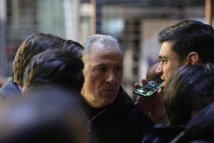 Teia Sponte și Mihai Theodor Mincu, după PAOK - FCSB // FOTO: Ionuț Iordache (GSP)