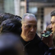 Teia Sponte și Mihai Theodor Mincu, după PAOK - FCSB // FOTO: Ionuț Iordache (GSP)