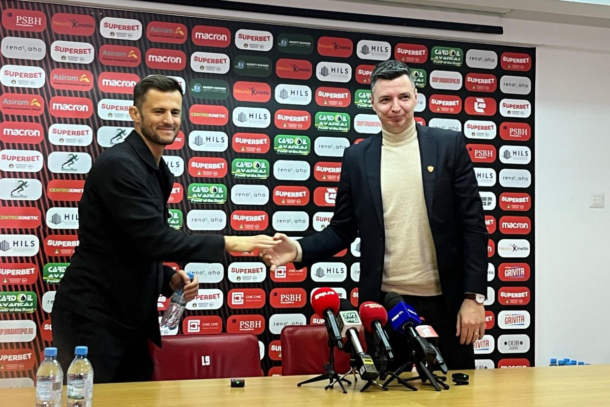 Prezentarea oficială a noului director sportiv al lui Dinamo » Care este strategia „câinilor” pentru transferuri: „Am avut 400 de propuneri”