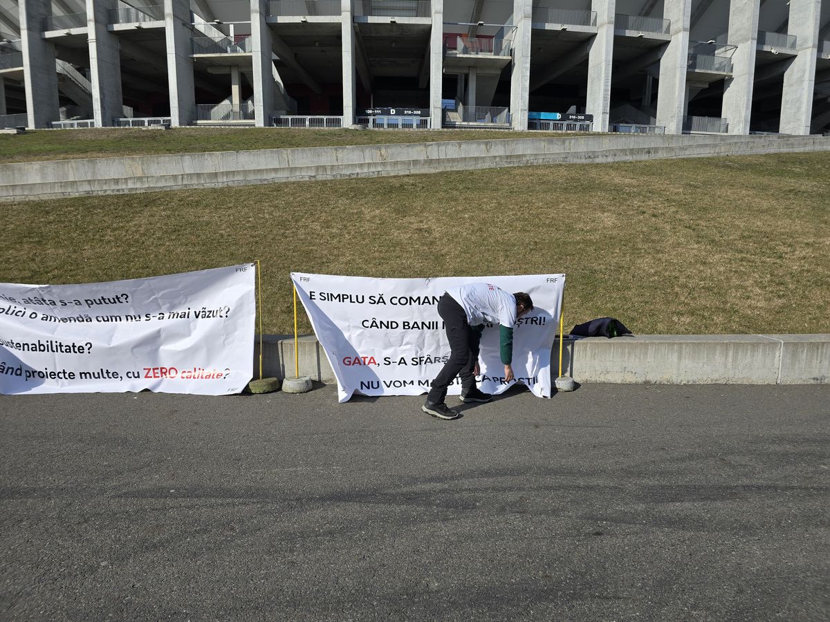 Florin Drăgan, protest la FRF