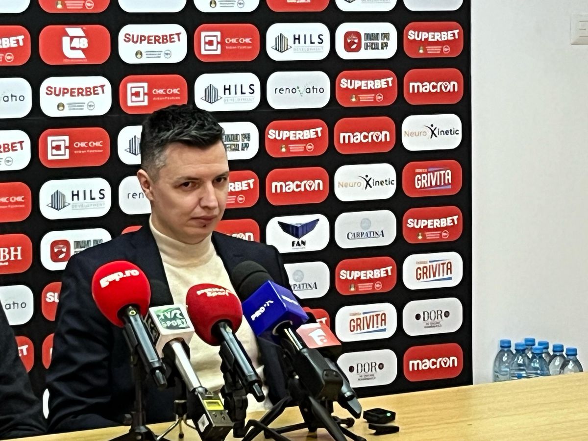 Prezentarea oficială a noului director sportiv al lui Dinamo » Care este strategia „câinilor” pentru transferuri: „Am avut 400 de propuneri”