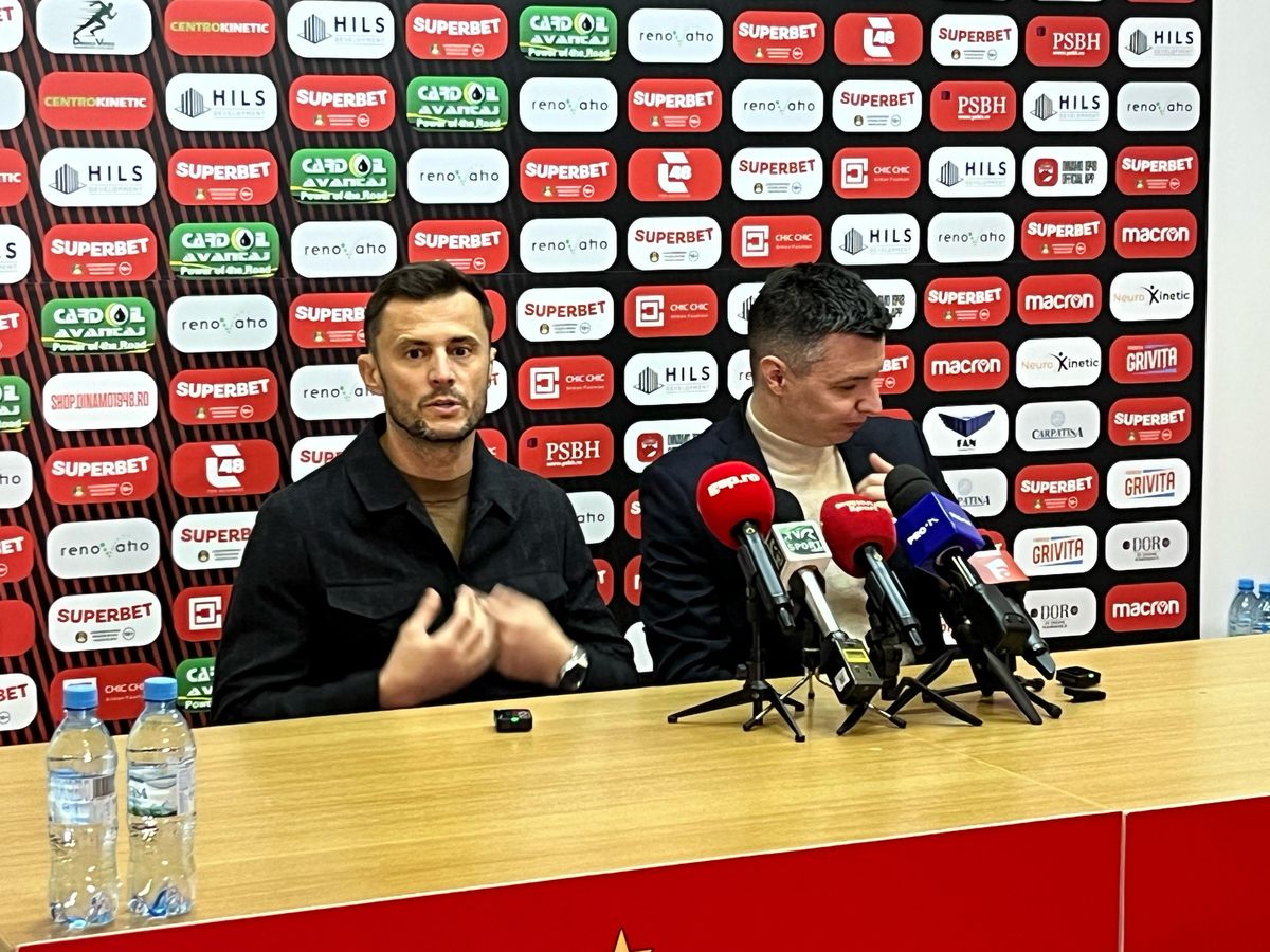 Prezentarea oficială a noului director sportiv al lui Dinamo » Care este strategia „câinilor” pentru transferuri: „Am avut 400 de propuneri”