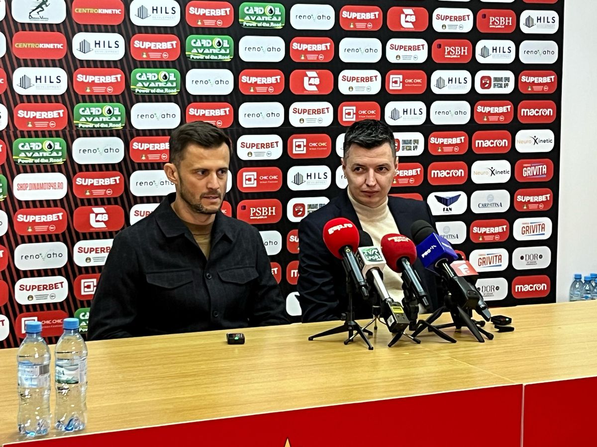 Prezentarea oficială a noului director sportiv al lui Dinamo » Care este strategia „câinilor” pentru transferuri: „Am avut 400 de propuneri”