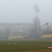 Nocturna montată pe stadionul „1 Mai” din Slobozia // FOTO: GSP.ro