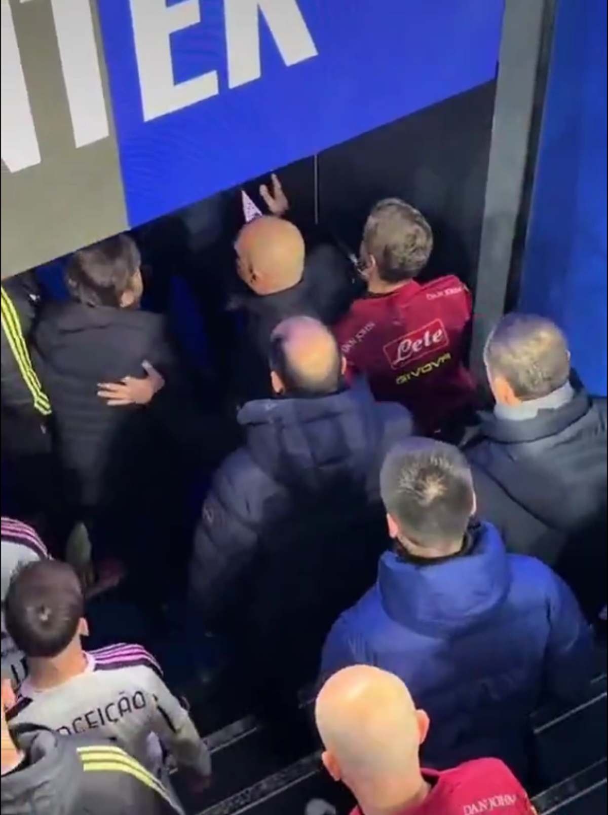 Scandal la pauza meciului Inter - Juventus