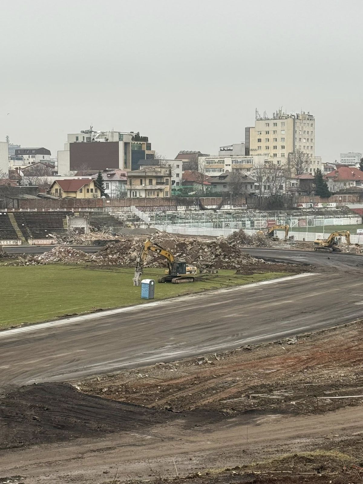 Pista vechiului stadion Dinamo a fost radiată