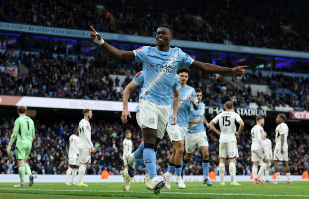 Manchester City s-a calificat în optimile FA Cup fără să tureze motoarele » Marc Guehi a spart gheața în tricoul „cetățenilor”