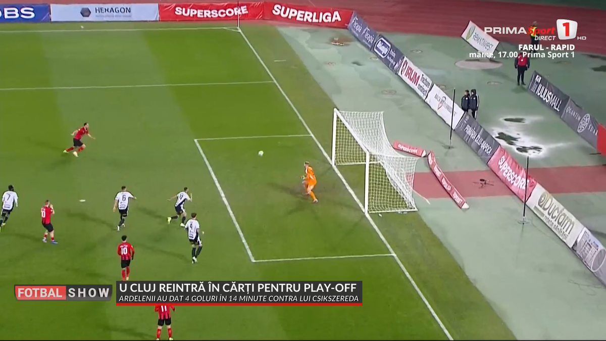 Ratarea lui Eppel în U Cluj - Csikszereda