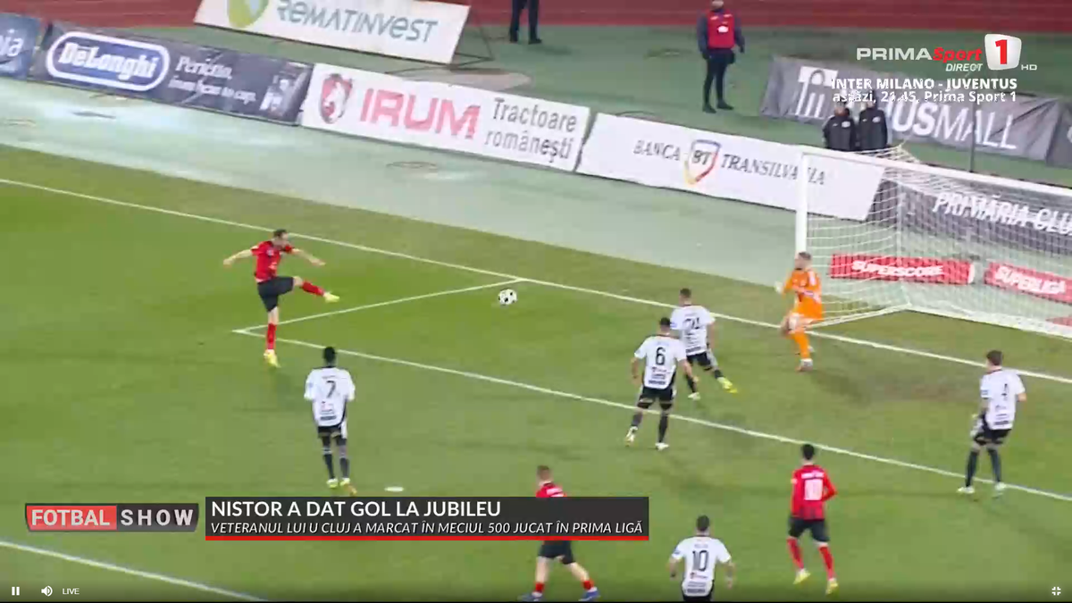 Ratarea lui Eppel în U Cluj - Csikszereda