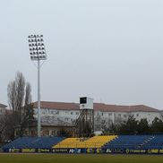 Nocturna montată pe stadionul „1 Mai” din Slobozia // FOTO: GSP.ro