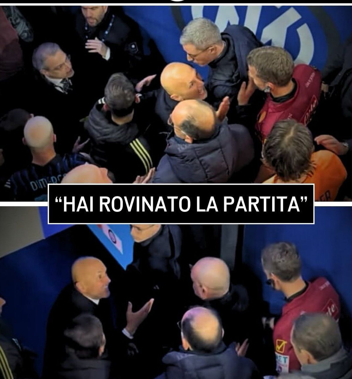 Scandal la pauza meciului Inter - Juventus