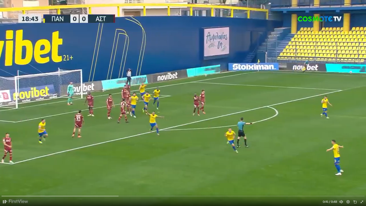 Gol Alexandru Mățan în Panetolikos - Asteras Tripolis
