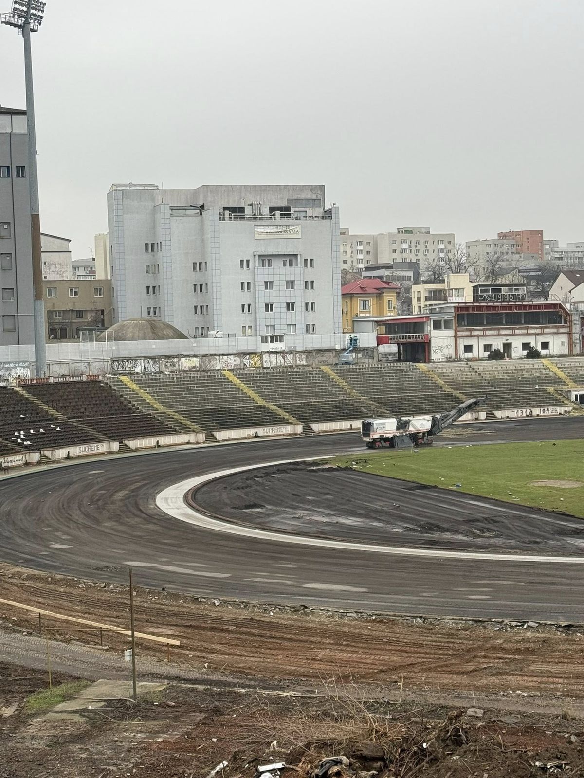 Pista vechiului stadion Dinamo a fost radiată