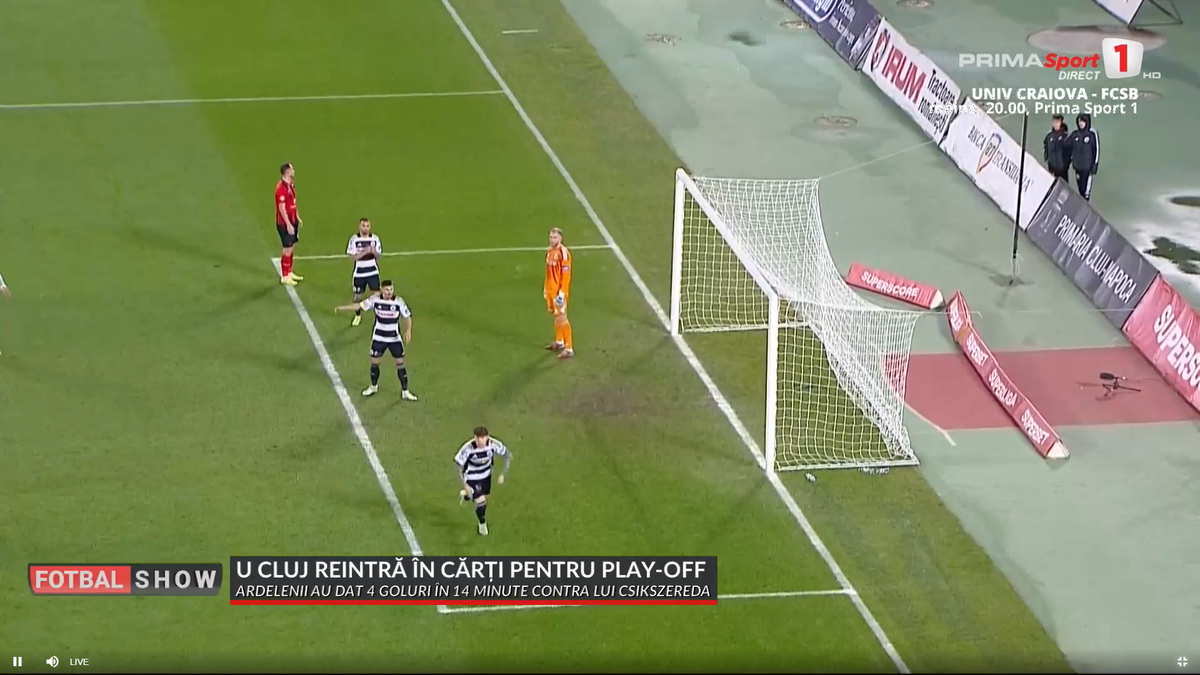 Ratarea lui Eppel în U Cluj - Csikszereda