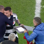 Dan Nistor (Universitatea Cluj) a jucat cel de-al 500-lea meci în Superligă. Înaintea partidei a primit tricouri și cadouri pentru a marca momentul istoric